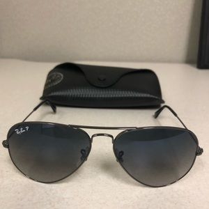 Ray Ban 3025 Polarized Aviator Blue/Grey Gradient